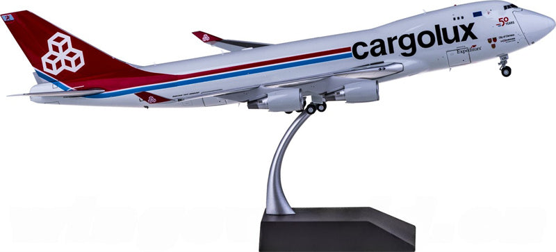 Geminijets Cargolux Boeing 747-400ERF LX-LXL Interactive Series 1:200 Diecast Model view 2