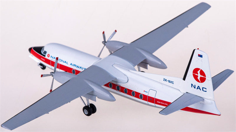 AeroClassics NAC New Zealand for Fokker F-27 ZK-BXC 1:200 Aircraft Pre-built  Airliner Model Display