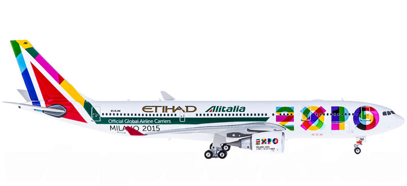 Phoenix Alitalia Airbus A330-200 EI-EJM 1:400 Diecast Model view 1