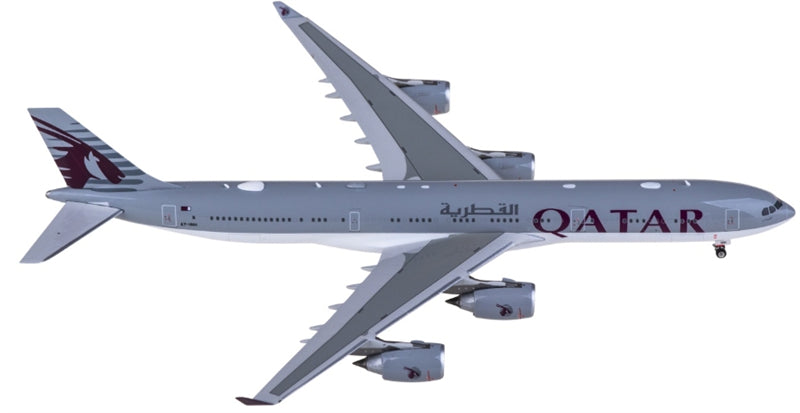 Phoenix Qatar Amini Flight Airbus A340-500 A7-HHH 1:400 Diecast Model view 4