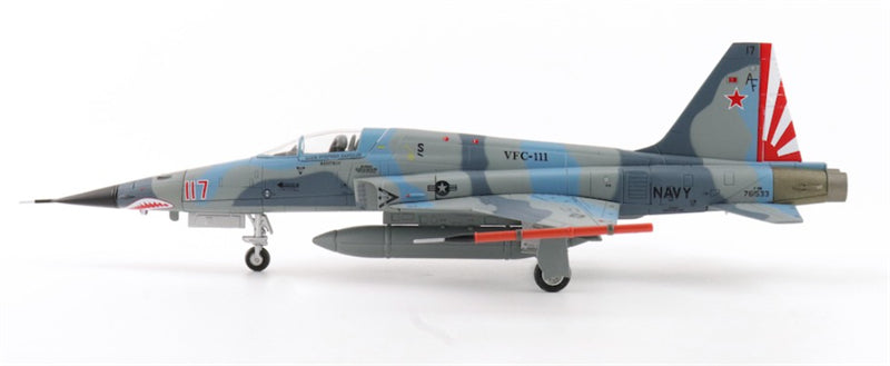 HOBBY MASTER USN F-5N VFC-111 1:72 Model 2017 Adversary Fighter Red 117 761533