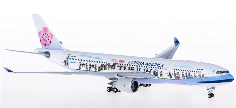 Phoenix China Airlines for Airbus A330-300 B-18358 Aboriginal Painting 1:400 Airplane Pre-built  Airliner Model Display