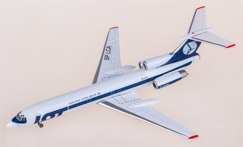Herpa 1:500 LOT Tupolev TU-154M SP-LCA Model
