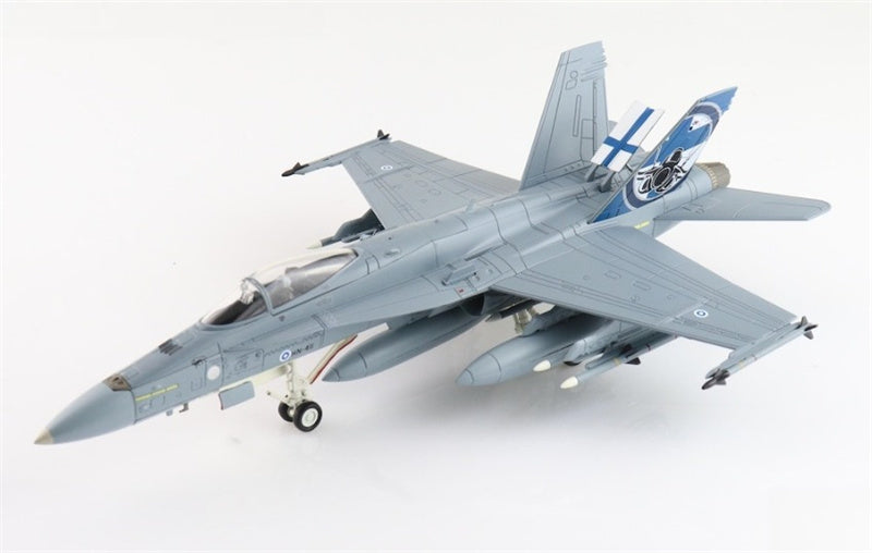 Hobby Master F/A-18C Finnish Ari Force RIAT 2023 HN-411 Finnish Air Force RAF Fairford July 2023 1:72 Airplane Pre-built Model