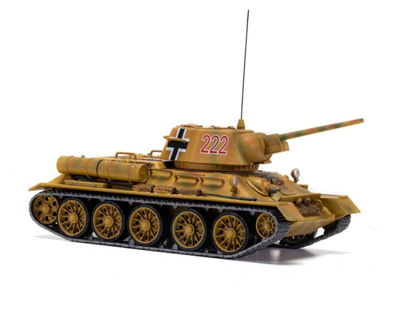 CORGI Beute Panzer Trophy Tank T34/76 Model 1943 Turret No.222 Panzerjager Abteilung 128 23rd Panzer Division Eastern Front Ukraine 1943 1:50 Tank Pre-built Model