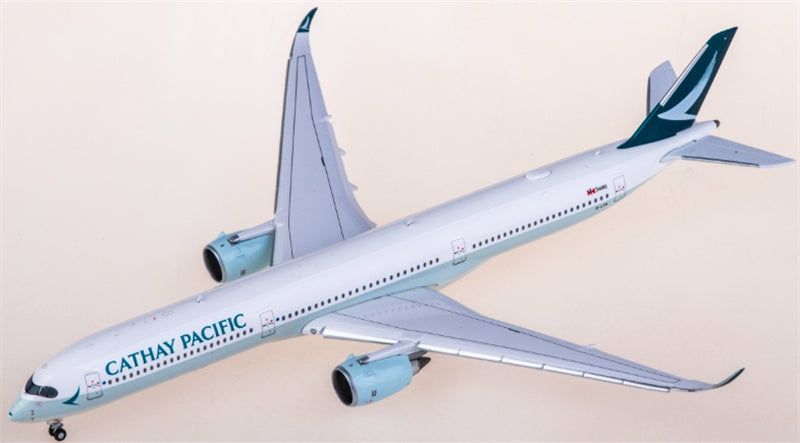 JC Wings Cathay Pacific Airbus A350-1000XWB B-LXN Flaps down 1:400 Diecast Model view 2