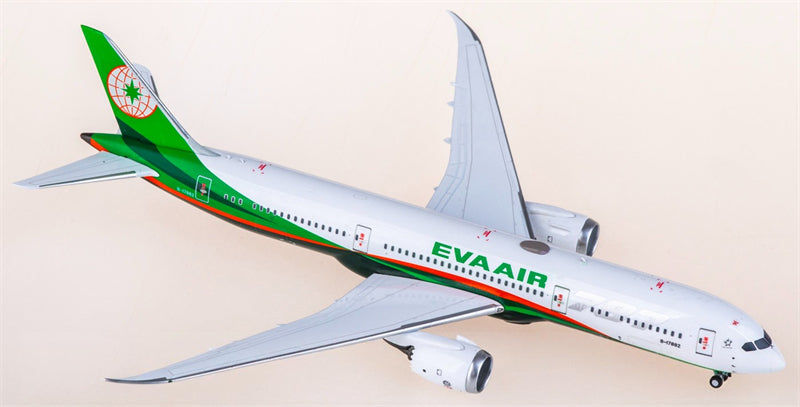 NG Models 1:400 EVA Air Boeing 787-9 Dreamliner B-17882 Diecast Model view 1
