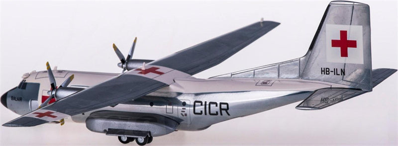 Herpa Balair Transall C-160 HB-ILN 1:200 Diecast Model view 2