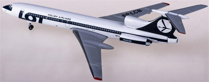 AeroClassics LOT Tupolev Tu-154 SP-LCB 1:400 Diecast Model view 2