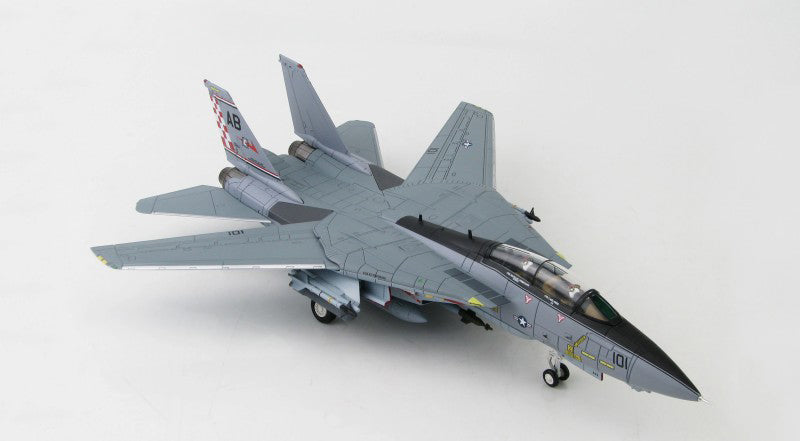 HOBBY MASTER USN F-14A VF-211 Fighting Checkmates CO 1:72 Model 2004 USS Enterprise（CVN-65）  AB101