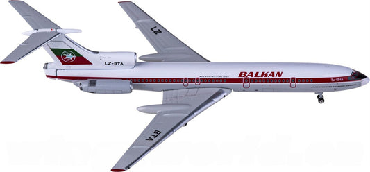 Phoenix Balkan Bulgarian Airlines Tupolev TU-154B LZ-BTA 1:400 Diecast Model view 1