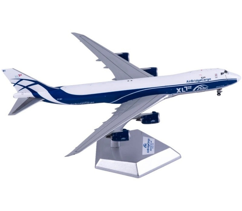 HX Models 1:400 Air Bridge Cargo Boeing 747-8F VP-BBY Interactive Series DIECAST Model