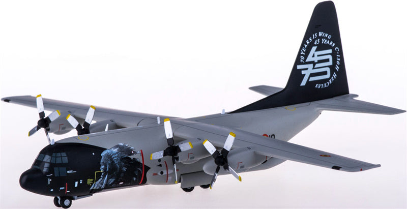 Herpa Belgian Air Component Lockheed C-130H Hercules CH-10 1:200 Diecast Model view 4