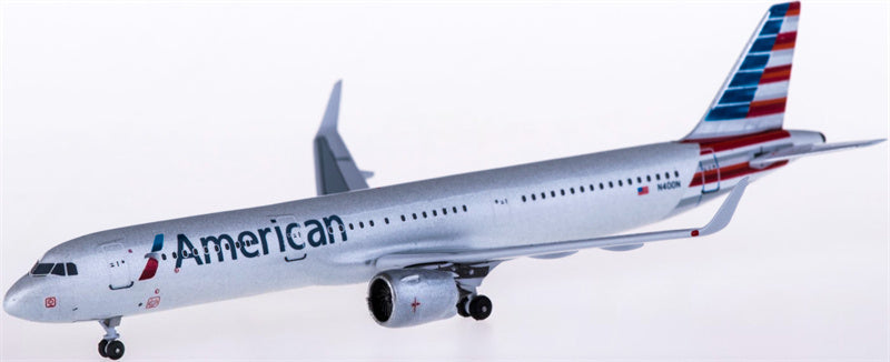 AeroClassics American Airlines Airbus A321neo N400AN 1:400 Diecast Model view 1