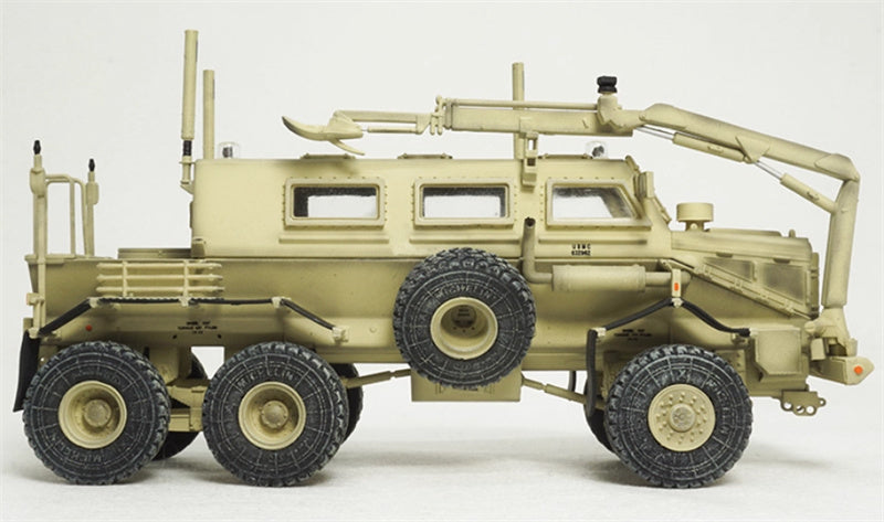 T-MODEL Buffalo Lightning Protection Vehicle US Marine Iraq 2006 desert color 1:72 Tank Pre-built Model