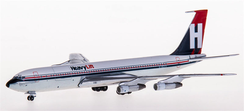 AeroClassics Heavylift Boeing 707-300F G-HEVY 1:400 Diecast Model view 2