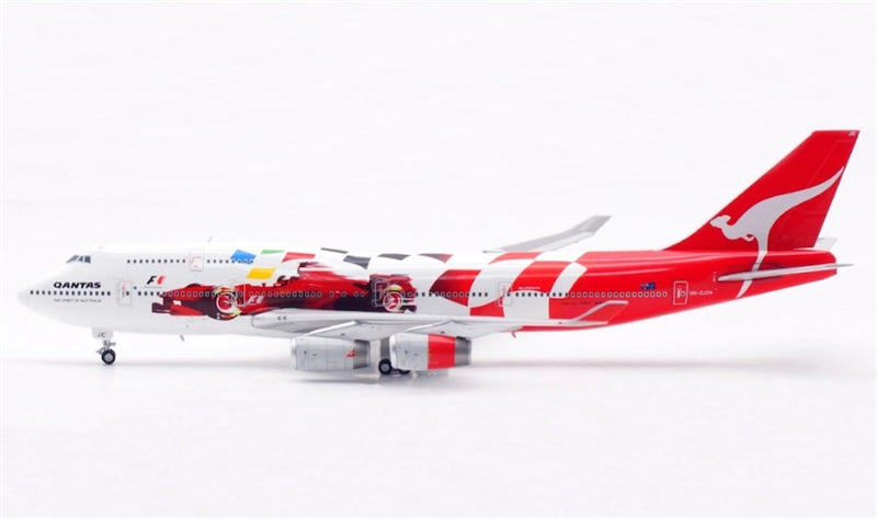 Hxmodels Qantas Airways Boeing 747-400 VH-OJC 1:400 Diecast Model view 4