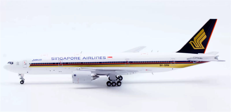 JC Wings 1:400 Singapore Airlines Boeing 777-200ER 9V-SRN  DIECAST Model