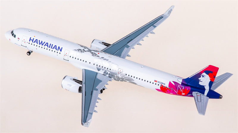 NG Models 1:400 Hawaiian Airlines Airbus A321neo N228HA Model