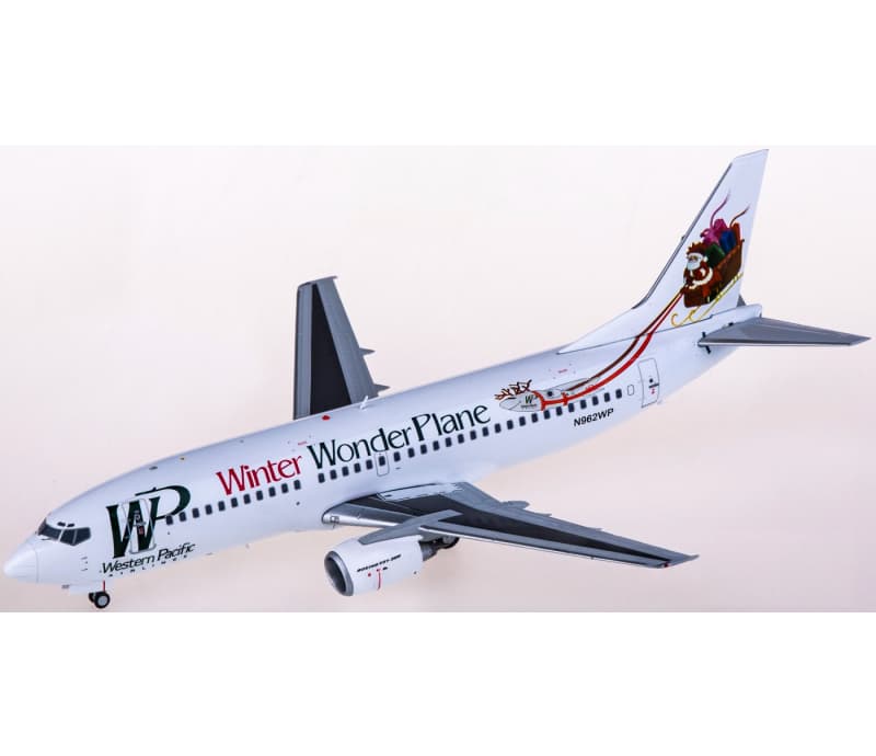 JC Wings Western Pacific Airlines Boeing 737-300 N962WP 1:200 Aircraft Pre-built  Airliner Model Display