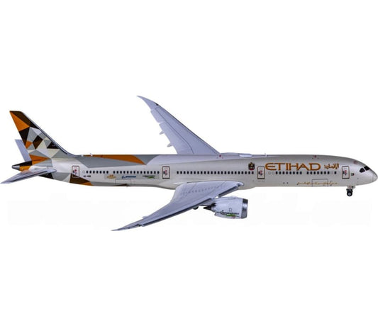 JC Wings Etihad Airways Boeing 787-10 Dreamliner A6-BMI Flaps down 1:400 Aircraft Pre-built  Airliner Model Display