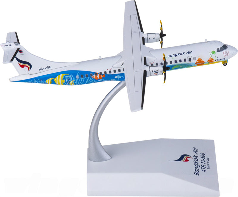 JC Wings Bangkok Airways for ATR-72-500 HS-PGG 1:200 Airplane Pre-built  Airliner Model Display