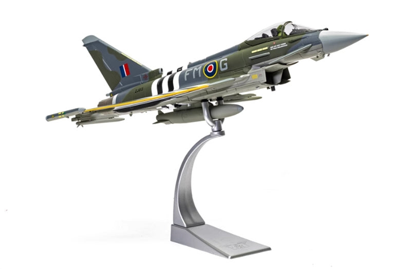 CORGI Eurofighter Typhoon FGR4 ‘Moggy' - RAF No.29 Sqn - 2024 D-Day Anniversary Display Scheme 1:48 Airplane Pre-built Model