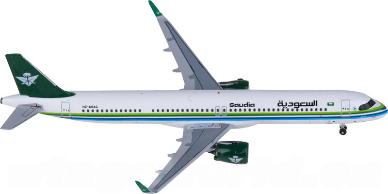 AeroClassics Saudia Airbus A321neo HZ-ASAC 1:400 Diecast Model view 1