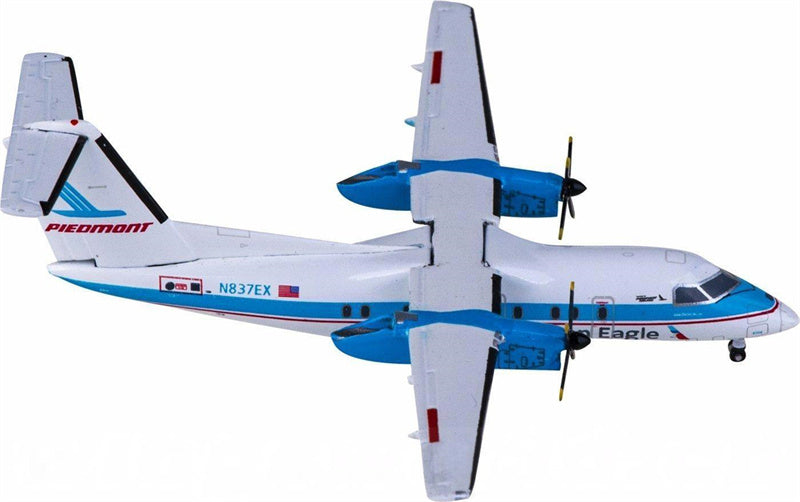 Geminijets American Eagle Airlines Bombardier Dash 8 Q100 N837EX 1:400 Airplan Diecast Model view 2