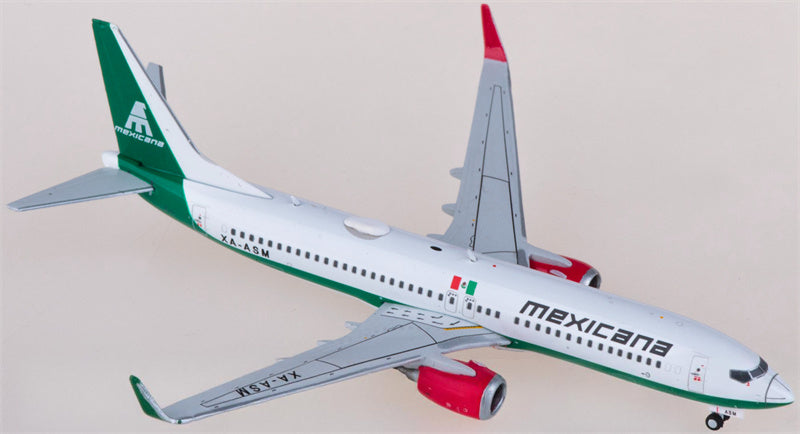 Geminijets Mexicana Boeing 737-800W XA-ASM 1:400 Diecast Model view 3