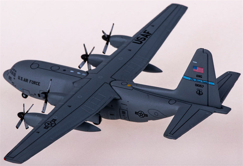 Geminijets USAF Lockheed C-130H Hercules 90-1057 1:400 Diecast Model view 4