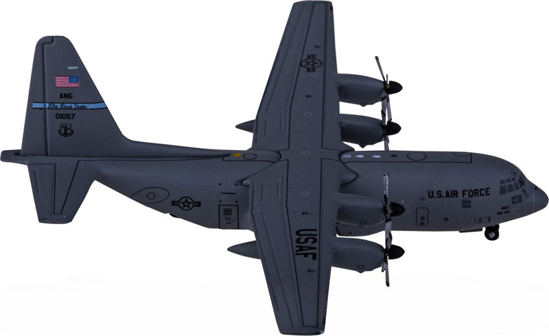 Geminijets USAF Lockheed C-130H Hercules 90-1057 1:400 Diecast Model view 3