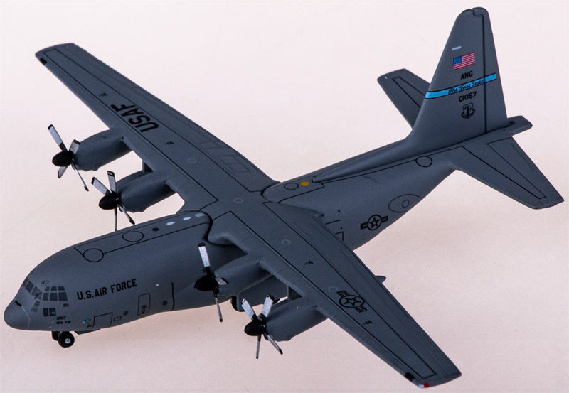 Geminijets USAF Lockheed C-130H Hercules 90-1057 1:400 Diecast Model view 1