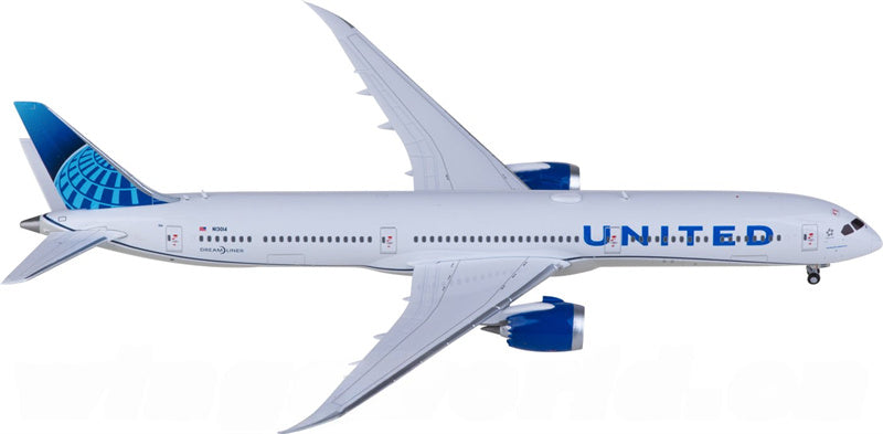 Geminijets United Airlines Boeing 787-10 N13014 1:400 Diecast Model view 3