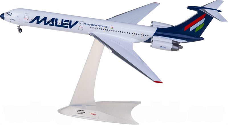 Herpa Malev Ilyushin IL-62M HA-LIA 1:200 diecast plane Diecast Model view 2