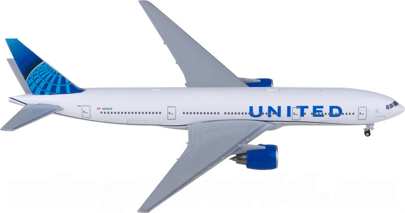 Herpa United Airlines Boeing 777-200 N69020 1:500 Diecast Model view 2