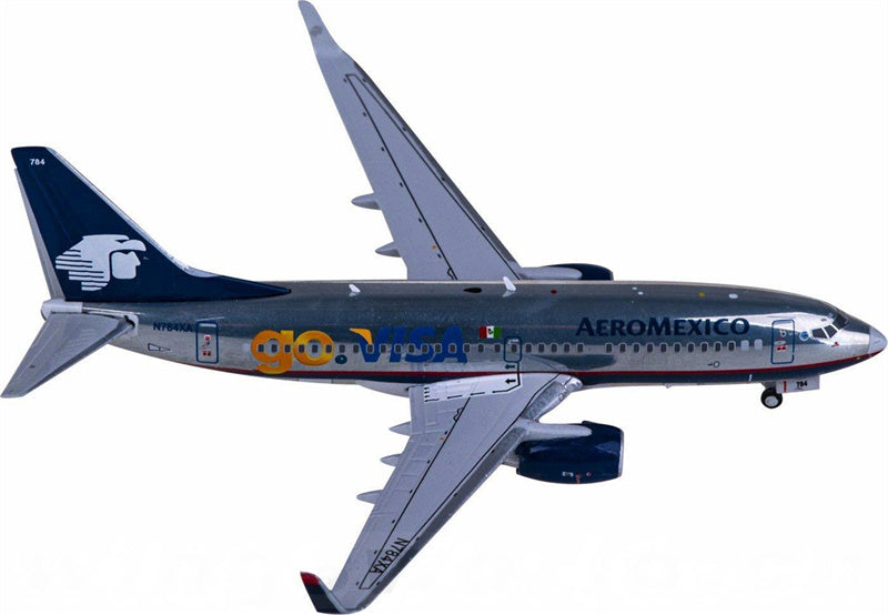 JC Wings Aeromexico Boeing 737-700 N784XA 1:400 Diecast Model view 1