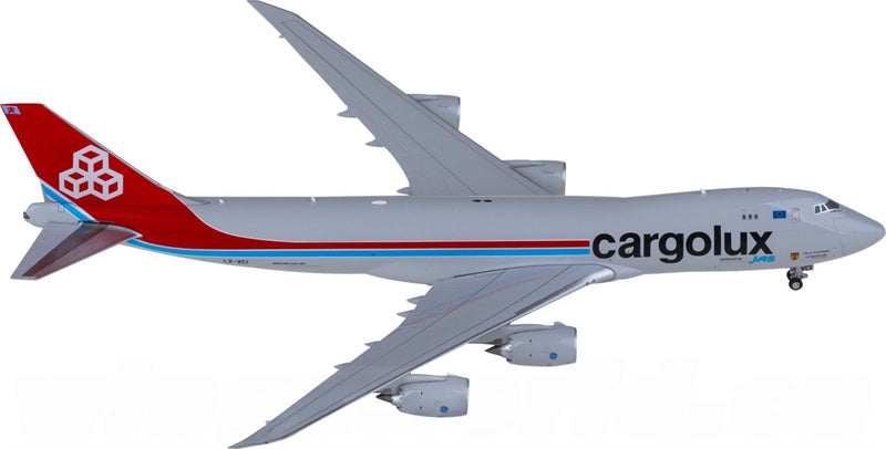 JC Wings Cargolux Boeing 747-8F LX-VCI 1:400 Diecast Model view 3