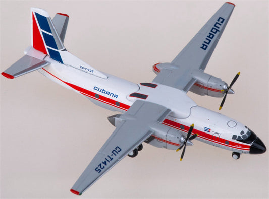 JC Wings Cubana Antonov An-26 CU-T1425 1:400 Diecast Model view 1