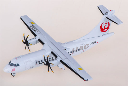 JC Wings Hokkaido Air System Japan airlines JAL ATR-42 JA12HC 1:200 diecast plane Diecast Model view 1