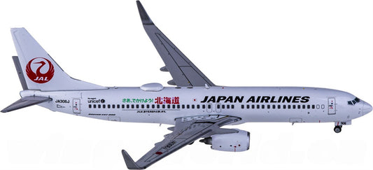 JC Wings Japan Airlines Boeing 737-800 JA306J 1:400 Diecast Model view 1