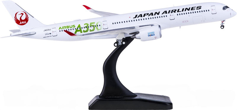 JC Wings Japan Airlines Airbus A350-900XWB JA03XJ 1:400 Diecast Model view 3