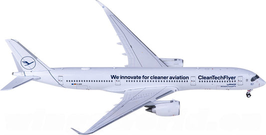 JC Wings Lufthansa Airbus A350-900XWB D-AIVD Clean Tech Flyer 1:400 Diecast Model view 1