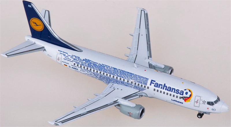 JC Wings Lufthansa Boeing 737-300 D-ABEK 1:400 Diecast Model view 3