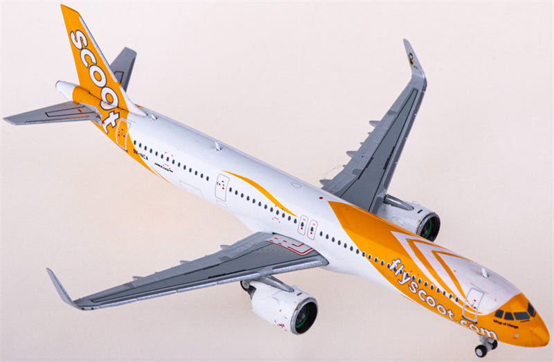 JC Wings Scoot Airbus A321neo 9V-NCA 1:400 Diecast Model view 4