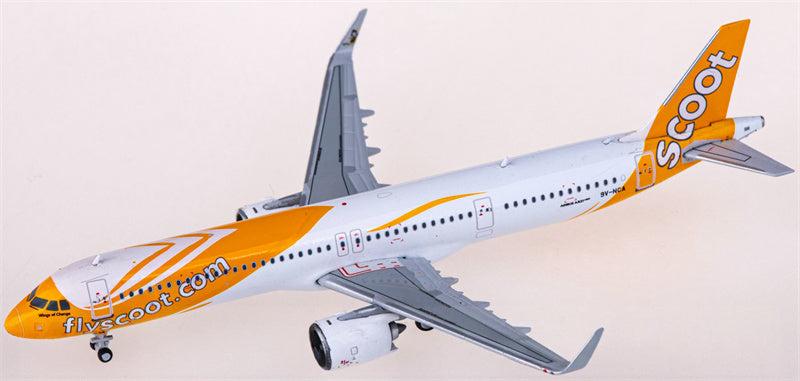 JC Wings Scoot Airbus A321neo 9V-NCA 1:400 Diecast Model view 2