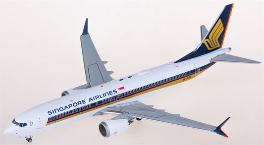 JC Wings Singapore Airlines Boeing 737 MAX 8 9V-MBA 1:200 Diecast Model view 1