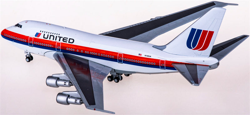 JC Wings United Airlines Boeing 747SP N140UA 1:400 Diecast Model view 3