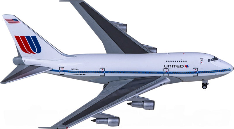 JC Wings United Airlines Boeing 747SP N532PA 1:400 Diecast Model view 2