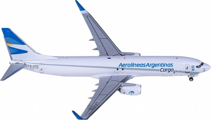 NG Models Aerolineas Argentinas Cargo Boeing 737-800 LV-CTC 1:400 Diecast Model view 2